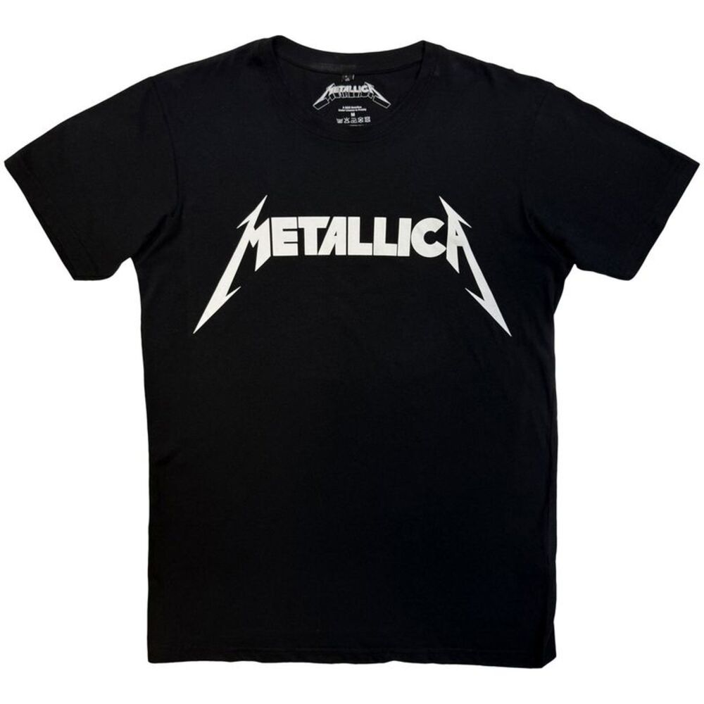 Metallica Unisex Adult Logo T-Shirt / Black